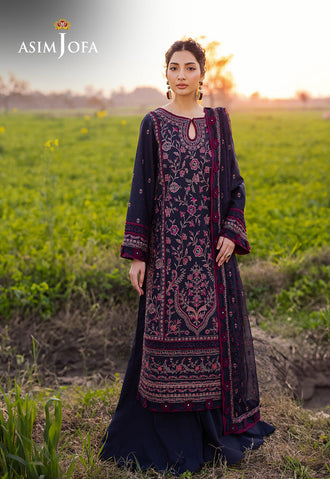 AJELL-01 EMBROIDERED LAWN 3 PCS