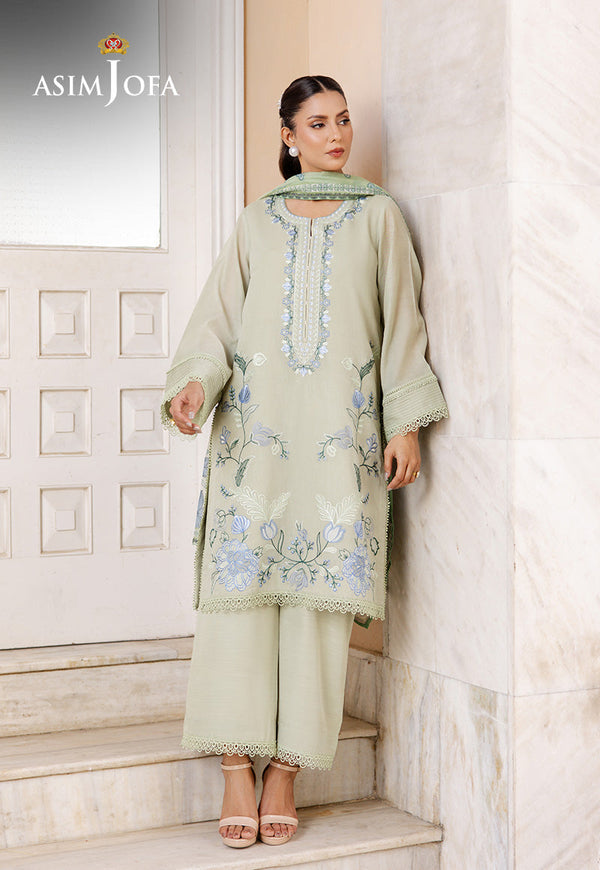 AJPB-224 EMBROIDERED PAPER COTTON STITCHED 3PCS