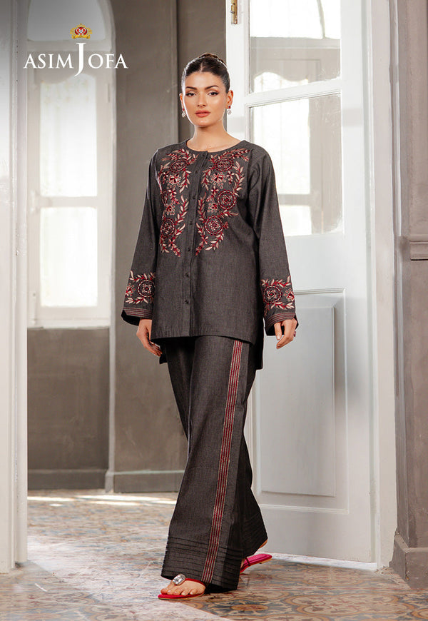 AJPB-226 EMBROIDERED DENIM STITCHED 2PCS