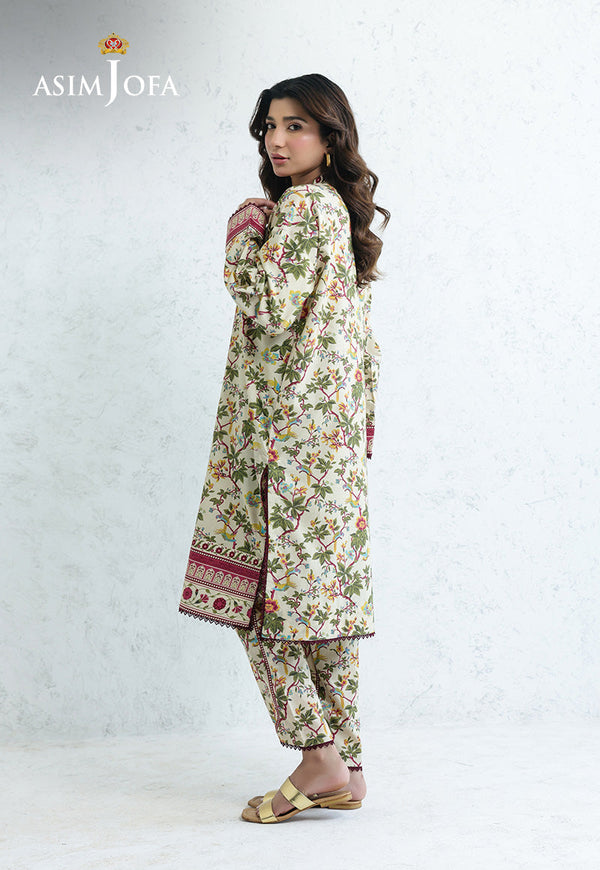 AJPB-206 PRINTED CAMBRIC STITCHED 2PCS-M