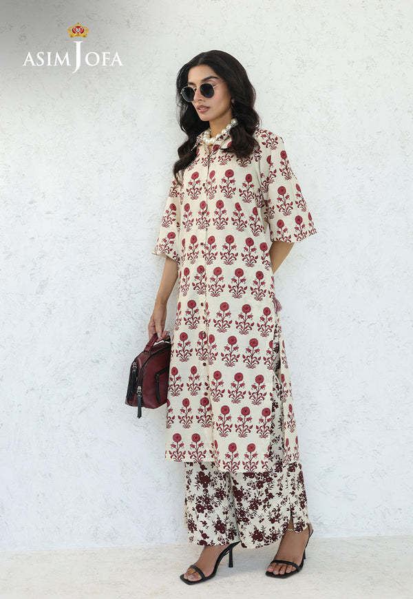 AJPB-209 PRINTED CAMBRIC STITCHED 2PCS-S