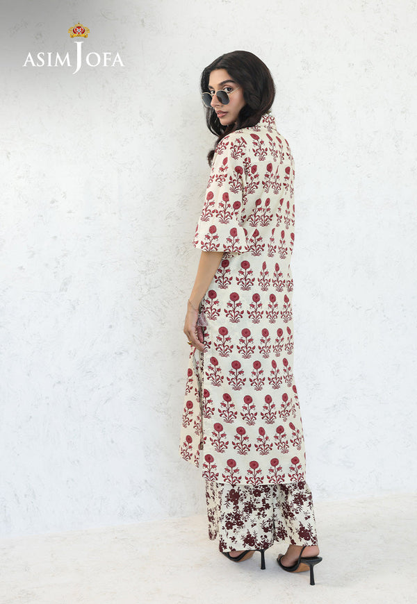 AJPB-209 PRINTED CAMBRIC STITCHED 2PCS-M