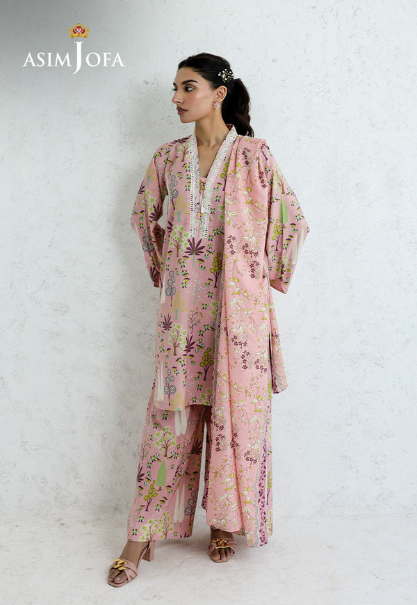 AJPB-218 PRINTED CAMBRIC STITCHED 3PCS-S