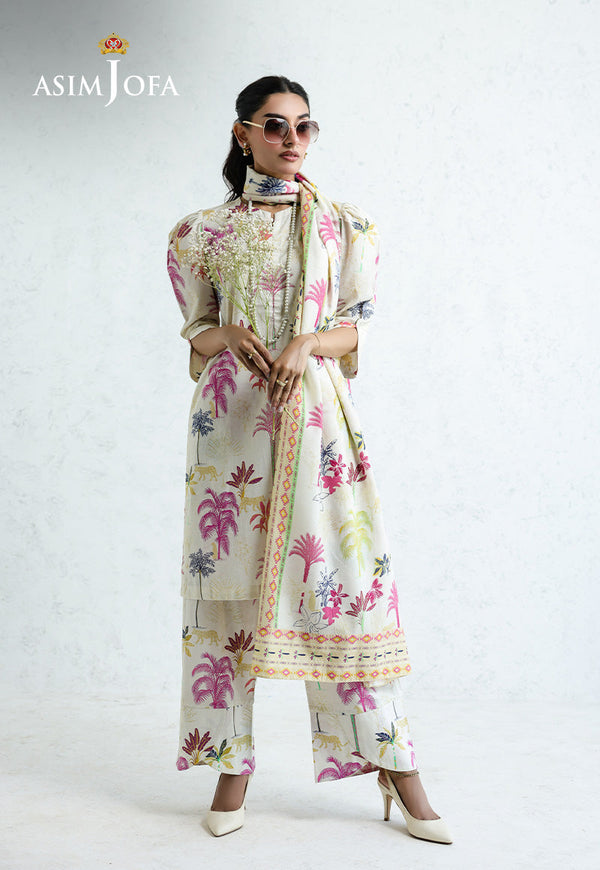 AJPB-210 PRINTED CAMBRIC STITCHED 3PCS-S