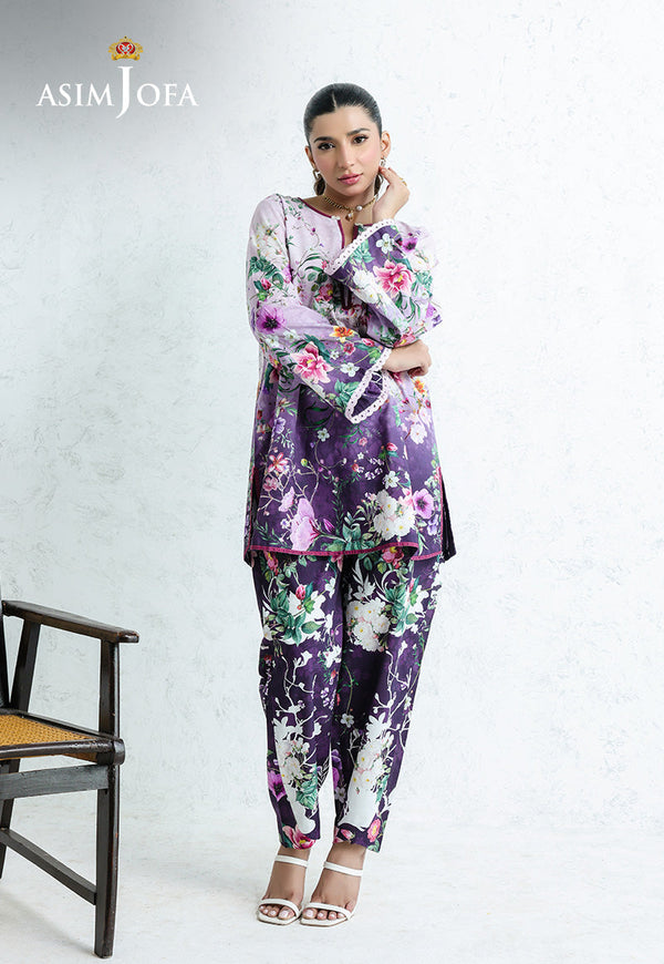 AJPB-212 PRINTED CAMBRIC STITCHED 2PCS-S