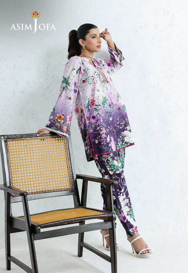 AJPB-212 PRINTED CAMBRIC STITCHED 2PCS-L