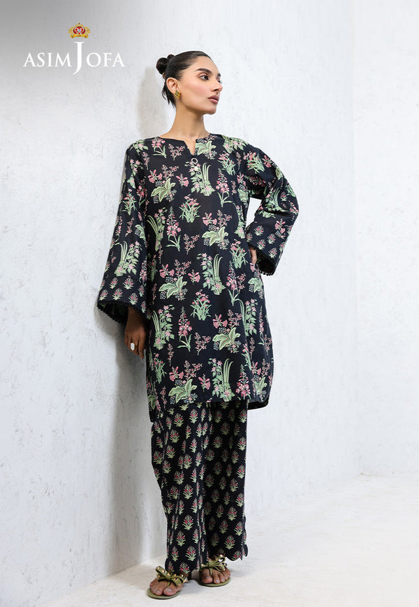 AJPB-214 PRINTED CAMBRIC STITCHED 2PCS-S