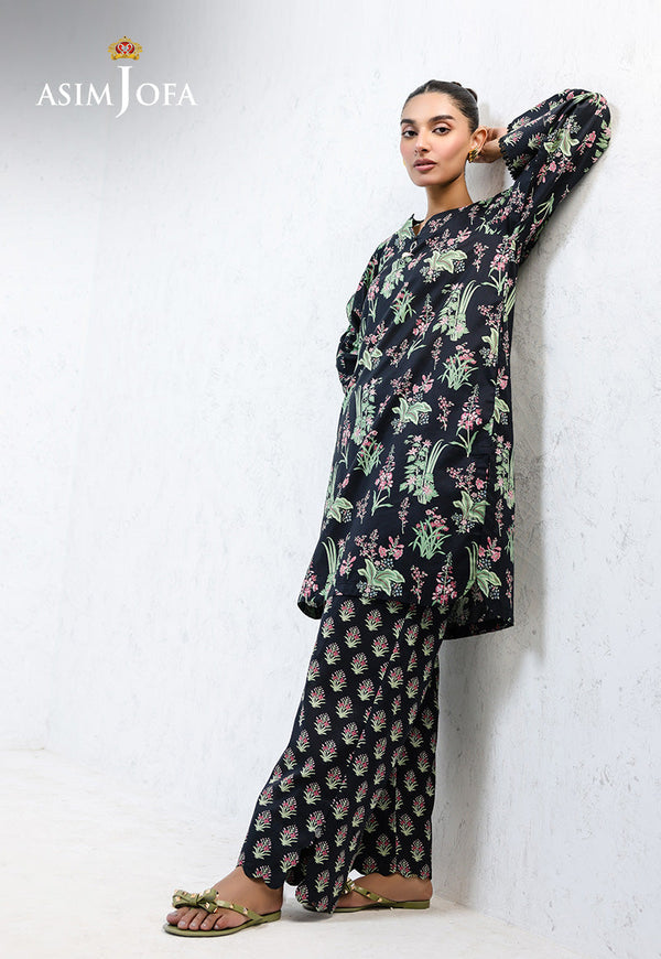 AJPB-214 PRINTED CAMBRIC STITCHED 2PCS-L