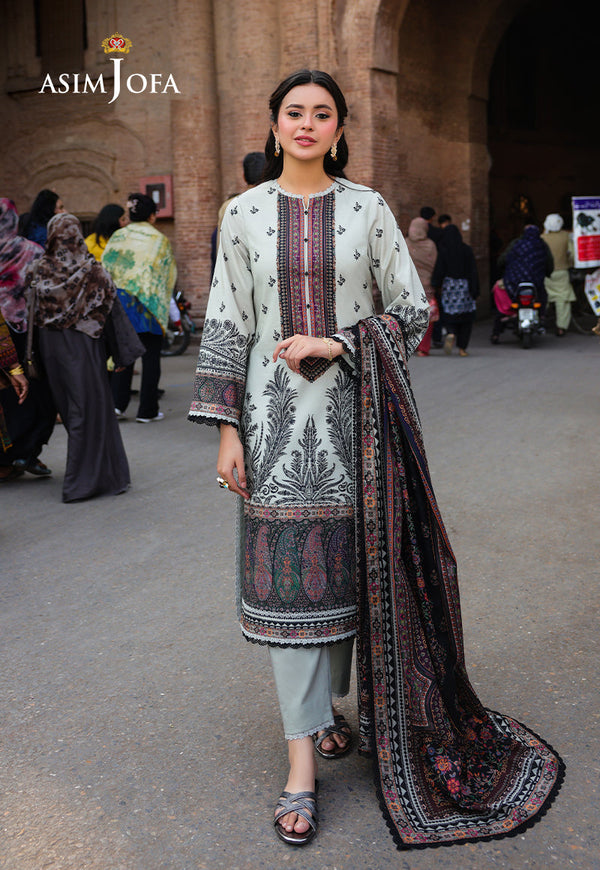 AJUBF-56 DIGITAL PRINTED LAWN 2 PCS
