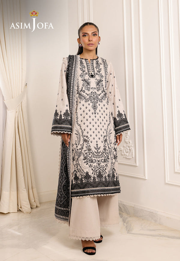 AJMCH-19 DIGITAL PRINTED LAWN UNSTITCHED 3 PCS