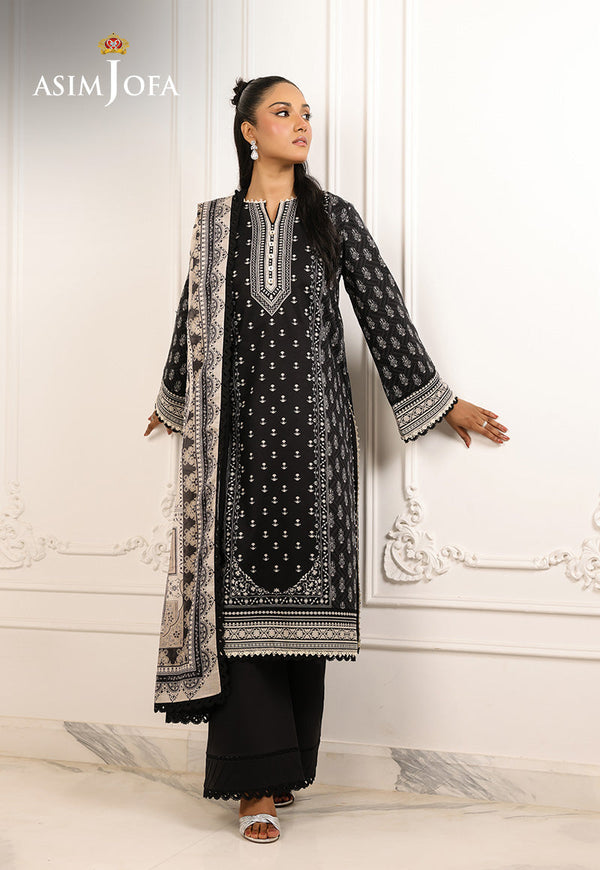 AJMCH-20 DIGITAL PRINTED LAWN UNSTITCHED 3 PCS