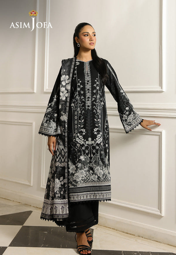 AJMCH-17 DIGITAL PRINTED LAWN UNSTITCHED 3 PCS