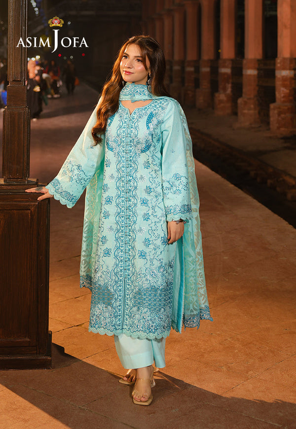 AJUBF-31 EMBROIDERED JACQUARD 3 PCS