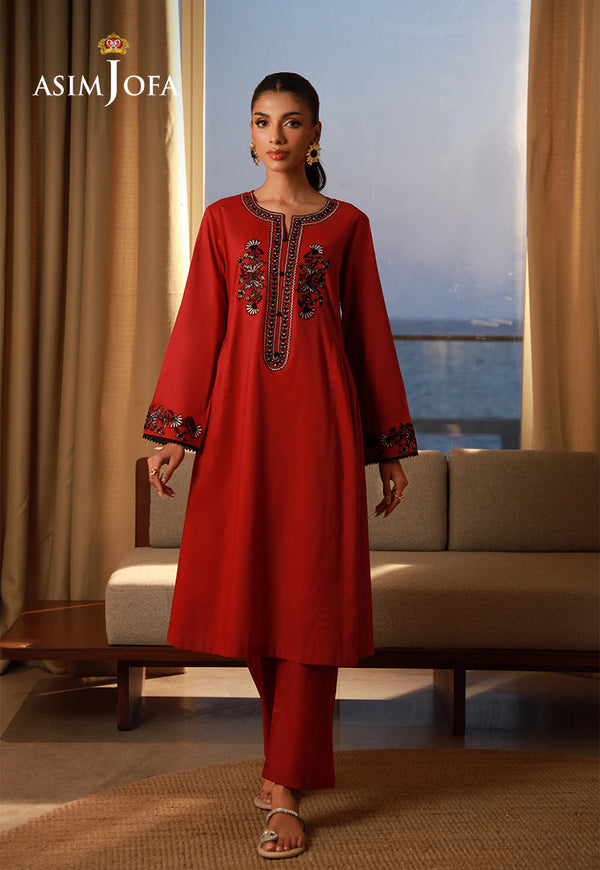 AJPB-134 EMBROIDERED CAMBRIC 2 PCS L