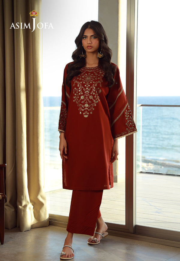 AJPB-163 EMBROIDERED JACQUARD 2 PCS M