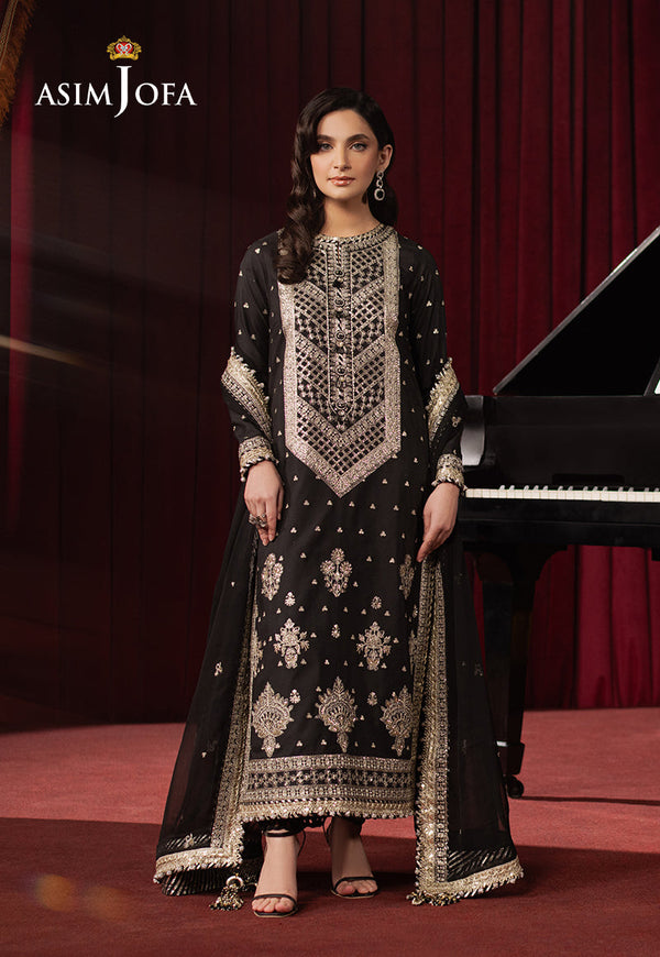 AJPF-01 EMBROIDERED SILK 3 PCS