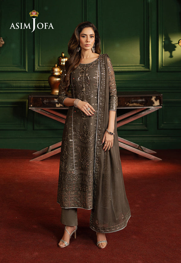 AJPF-21 EMBROIDERED CHIFFON 3 PCS
