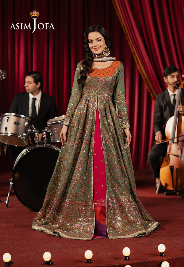 AJPF-37 EMBROIDERED SPUN RAW SILK 3 PCS