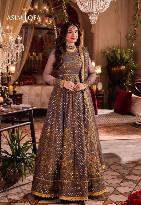 AJCRP-10 EMBROIDERED NET STITCHED 3 PCS