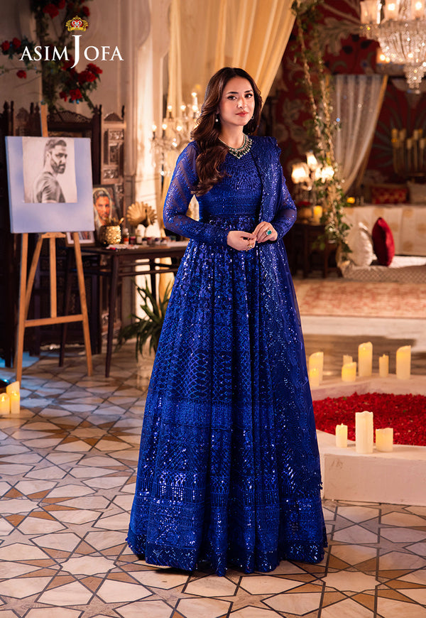 AJCRP-01 EMBROIDERED CHIFFON STITCHED 3 PCS