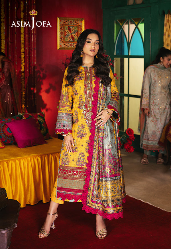 AJRA-16 EMBROIDERED JACQUARD  3 PCS